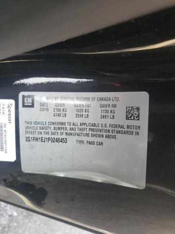 Photo 10 from auction – 2015 CHEVROLET CAMARO SS with VIN 2G1FH1EJ1F9248453