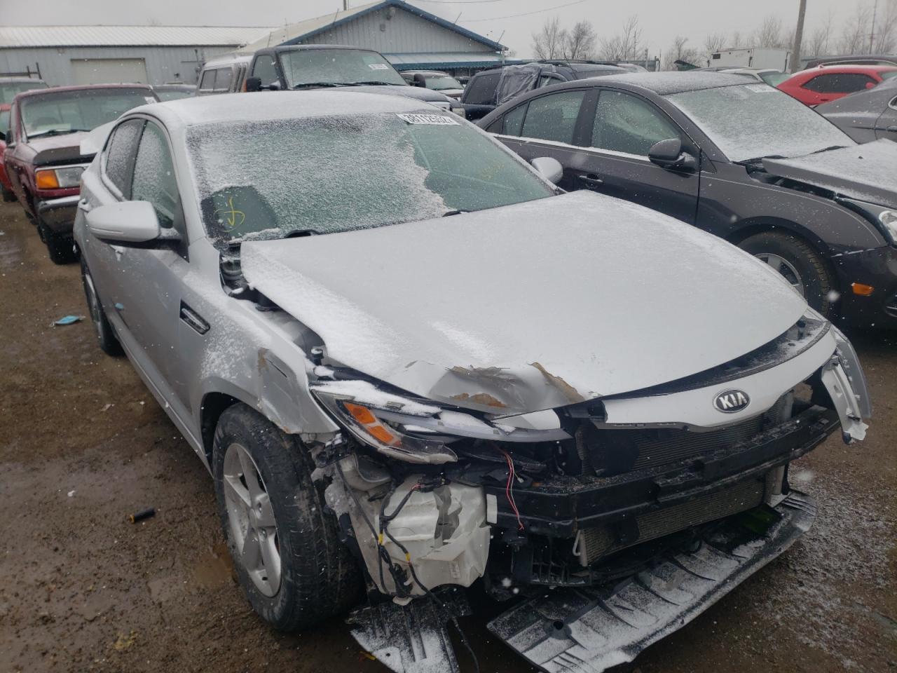 KIA OPTIMA LX 2015 with VIN 5XXGM4A70FG395536 - Photo from auction