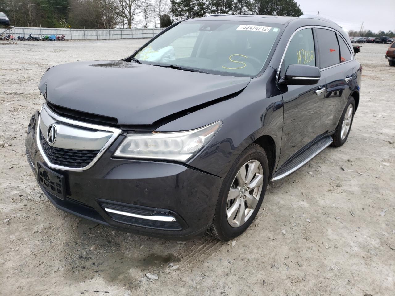 Photo 2 from auction – 2016 ACURA MDX ADVANC with VIN 5FRYD3H98GB015237