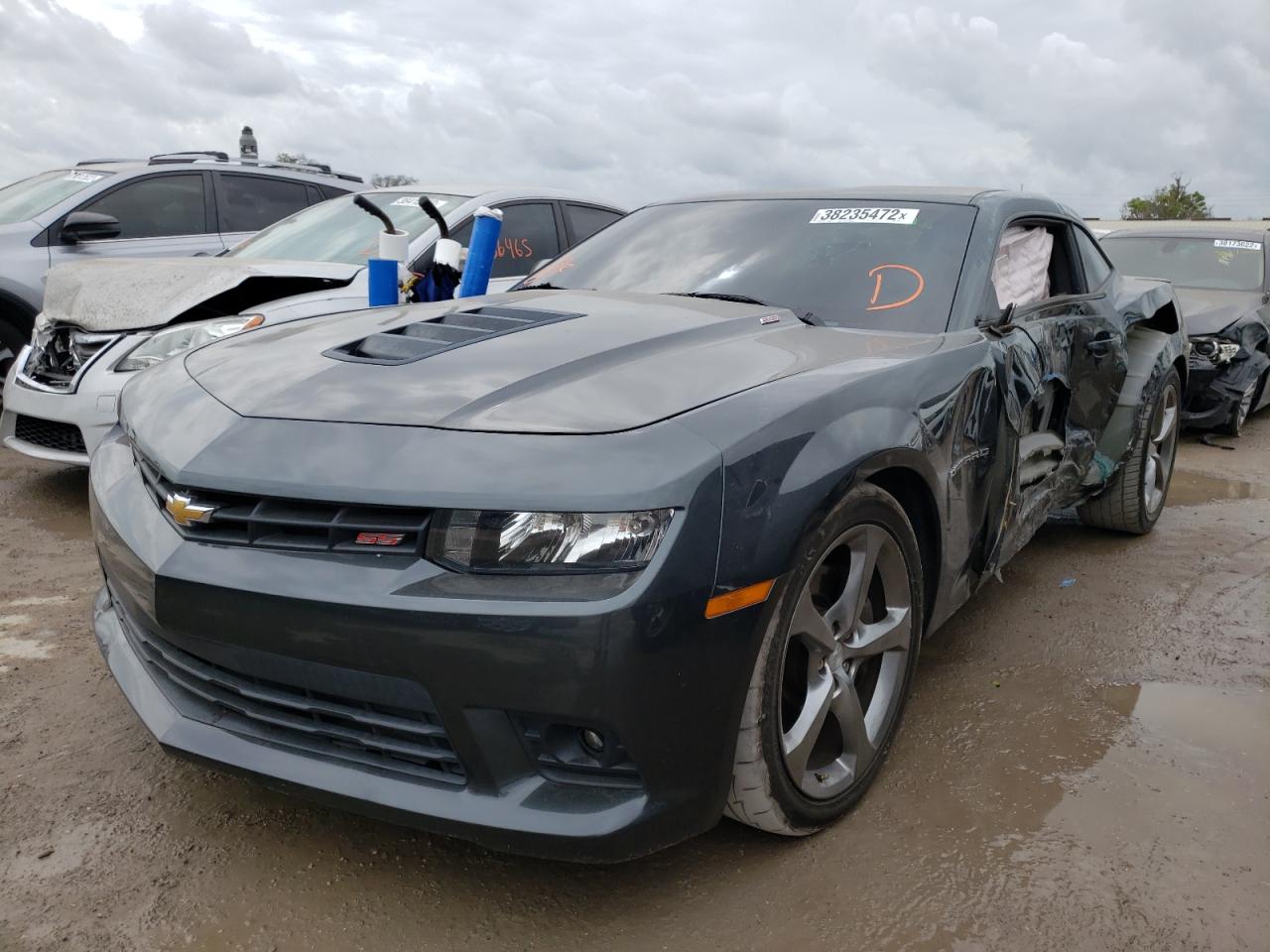 Photo 2 from auction – 2015 CHEVROLET CAMARO SS with VIN 2G1FH1EJ4F9291085