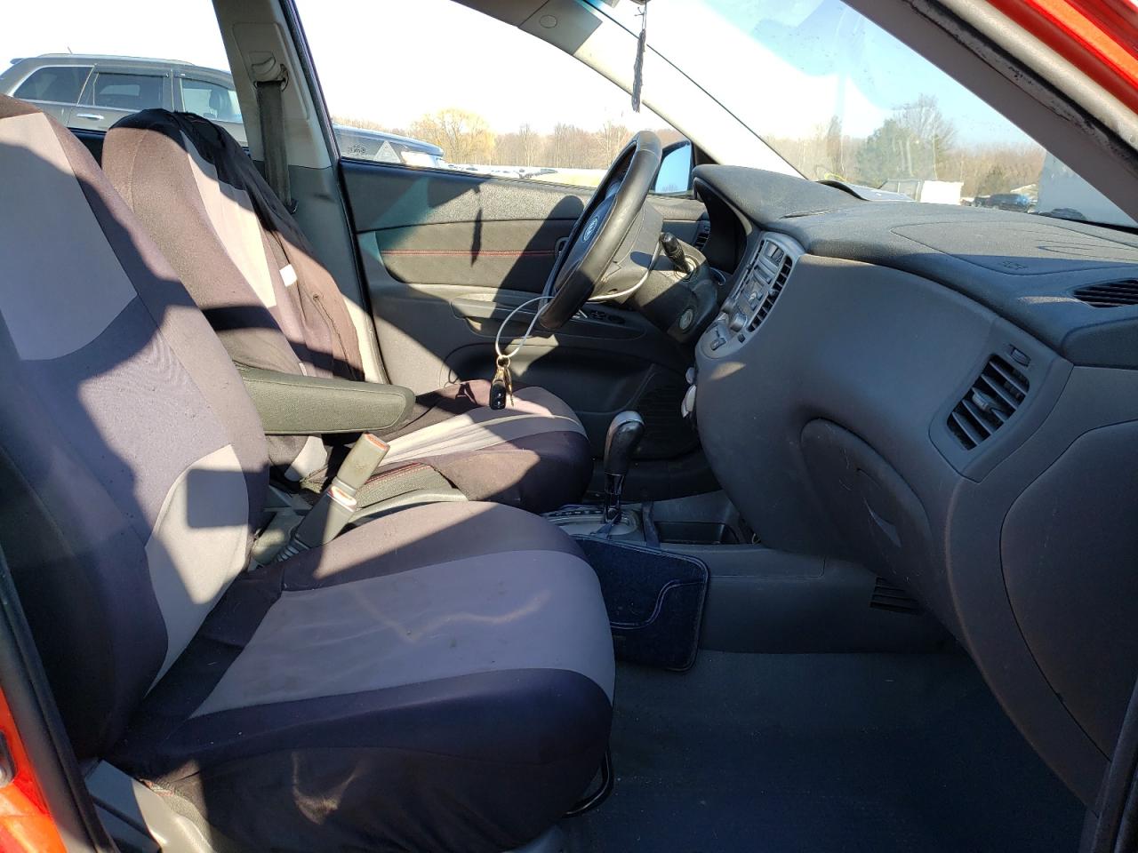 Photo 5 from auction – 2008 KIA RIO 5 SX with VIN KNADE163686330712