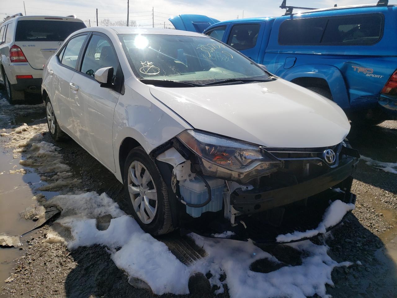 TOYOTA COROLLA L 2015 with VIN 2T1BURHE0FC244568 - Photo from auction