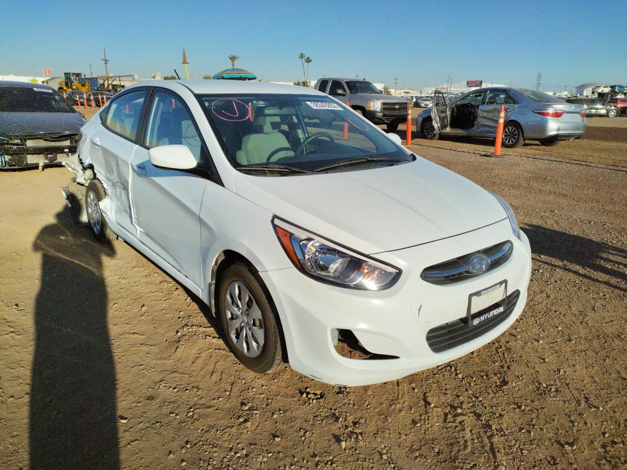 Photo 1 from auction – 2016 HYUNDAI ACCENT SE with VIN KMHCT4AE3GU955847