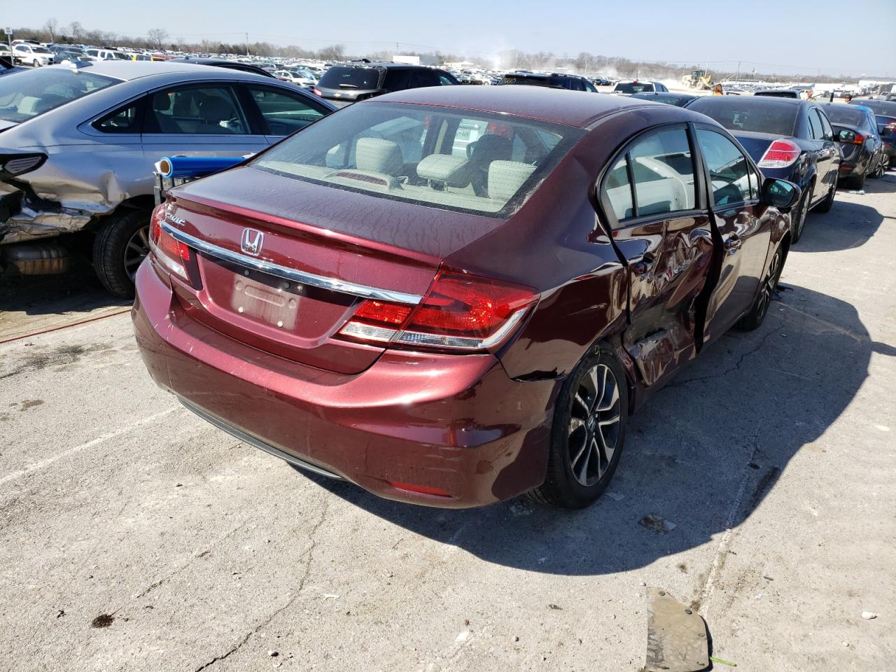 Photo 4 from auction – 2014 HONDA CIVIC EX with VIN 19XFB2F82EE085208