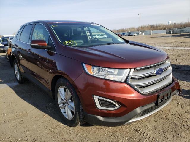 FORD EDGE SEL 2015 with VIN 2FMTK4J95FBB95544 - Photo from auction