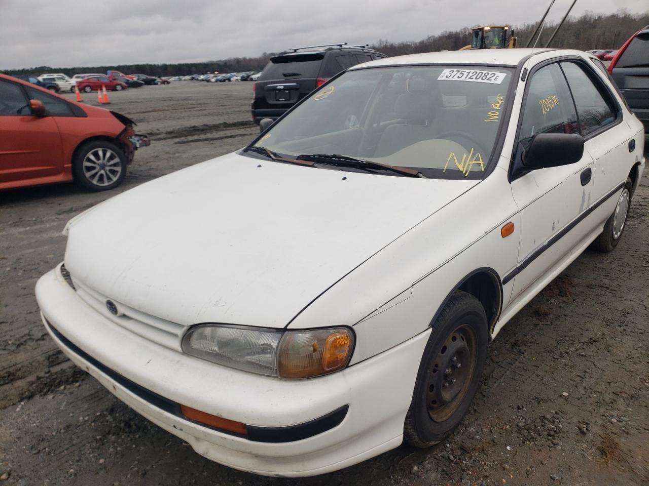 Photo 2 from auction – 1994 SUBARU IMPREZA L with VIN JF1GF2246RK831485