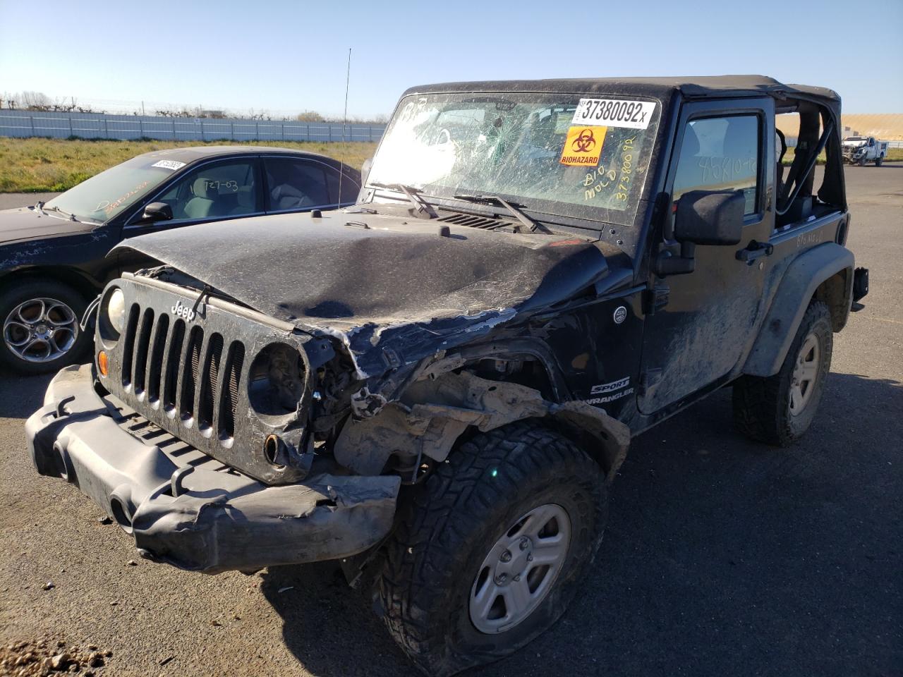 Photo 2 from auction – 2012 JEEP WRANGLER S with VIN 1C4AJWAG3CL167858