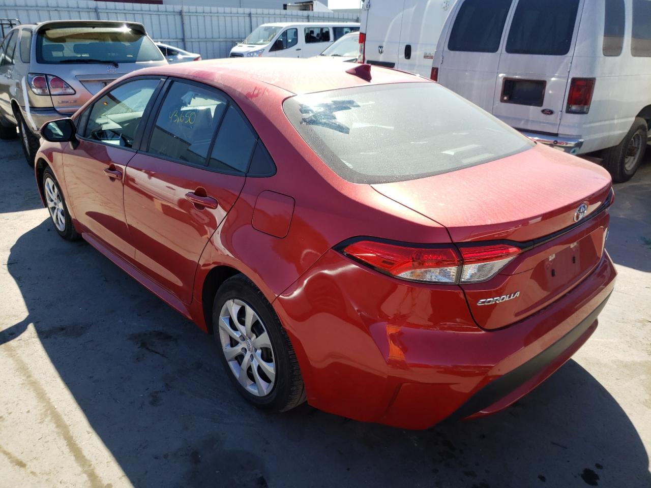 Photo 3 from auction – 2020 TOYOTA COROLLA LE with VIN 5YFEPRAE6LP114613