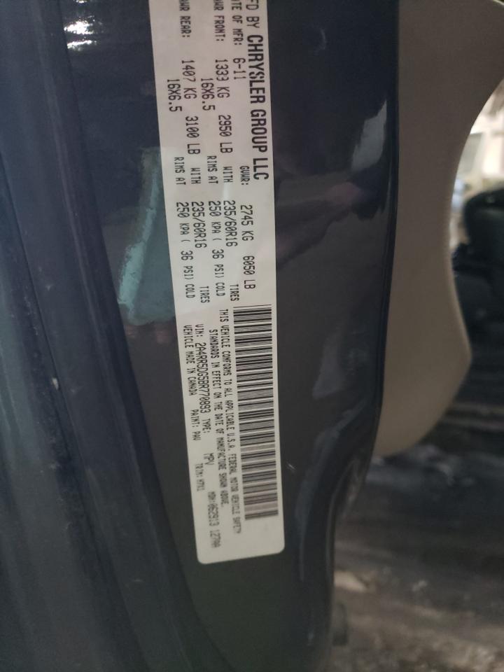 Photo 10 from auction – 2011 CHRYSLER TOWN & COU with VIN 2A4RR5DG5BR770893