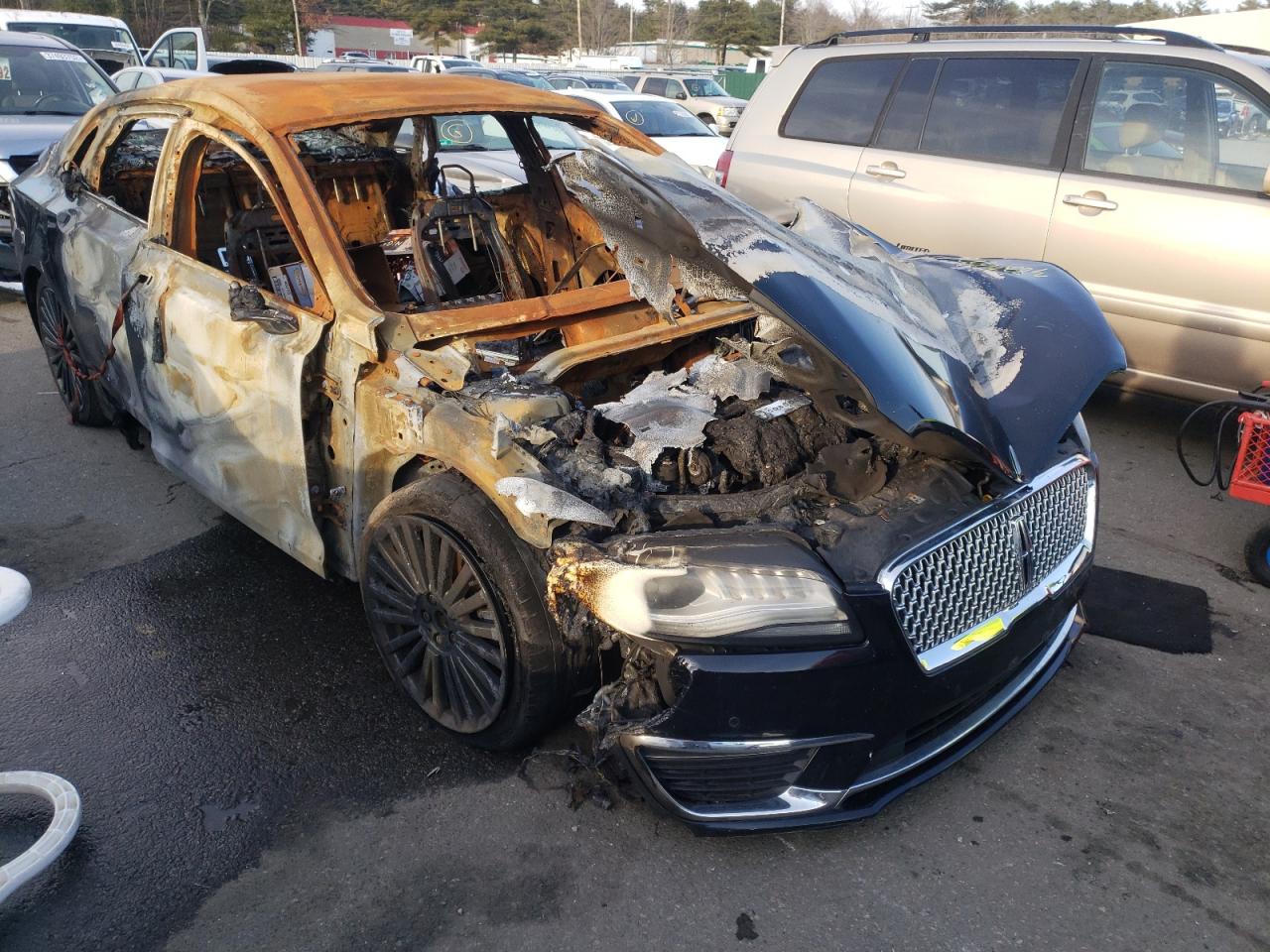 LINCOLN MKZ RESERV 2017 with VIN 3LN6L5E99HR600447 - Photo from auction