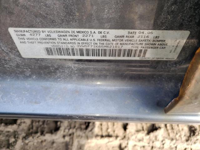 Photo 10 from auction – 2005 VOLKSWAGEN NEW JETTA with VIN 3VWSF71K65M621017