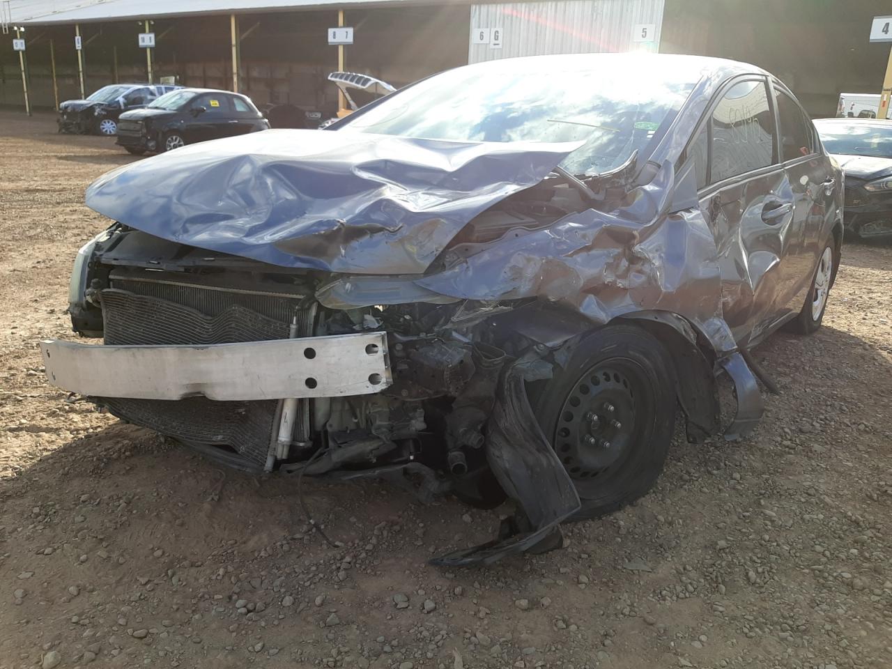 Photo 9 from auction – 2014 HONDA CIVIC LX with VIN 19XFB2F54EE081165