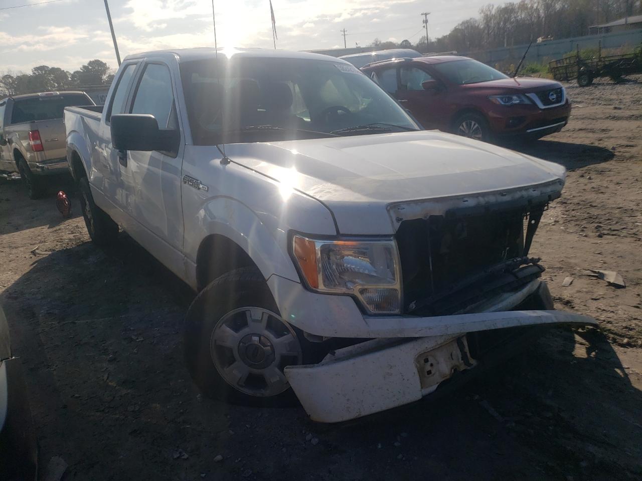 FORD F150 SUPER 2014 with VIN 1FTEX1CMXEKE61191 - Photo from auction