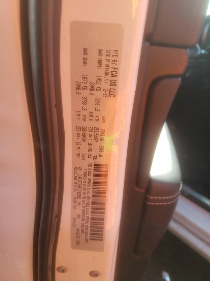 Photo 10 from auction – 2015 JEEP GRAND CHER with VIN 1C4RJFCG3FC782981