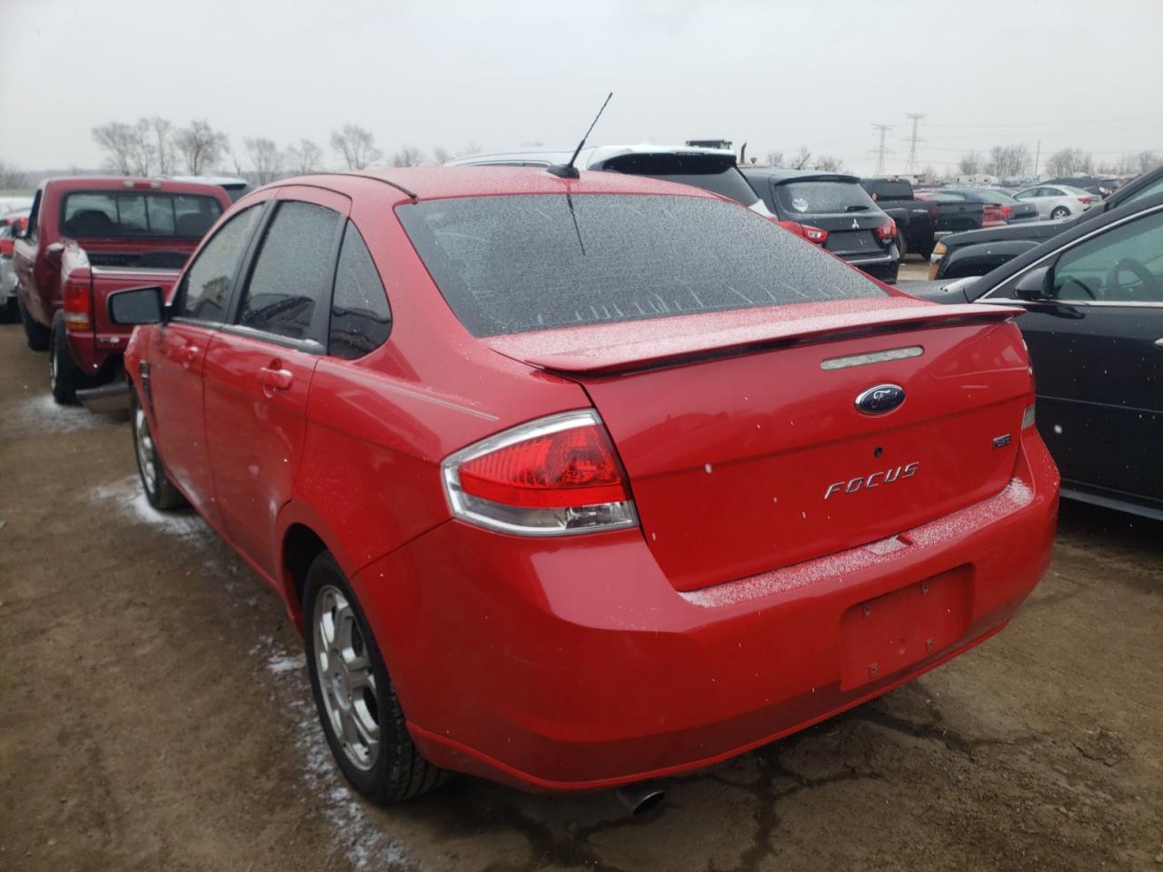 Photo 3 from auction – 2008 FORD FOCUS SE with VIN 1FAHP35N18W292437