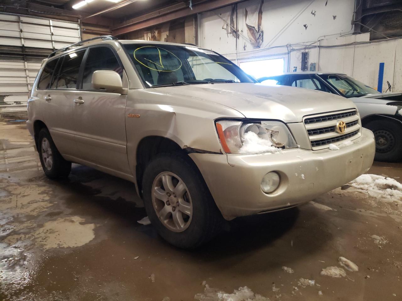TOYOTA HIGHLANDER 2001 with VIN JTEHF21A310011009 - Photo from auction