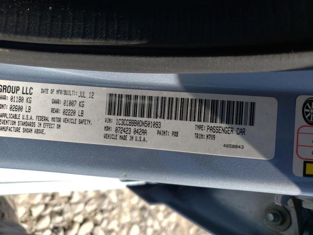 Photo 10 from auction – 2013 CHRYSLER 200 TOURIN with VIN 1C3CCBBB0DN501093