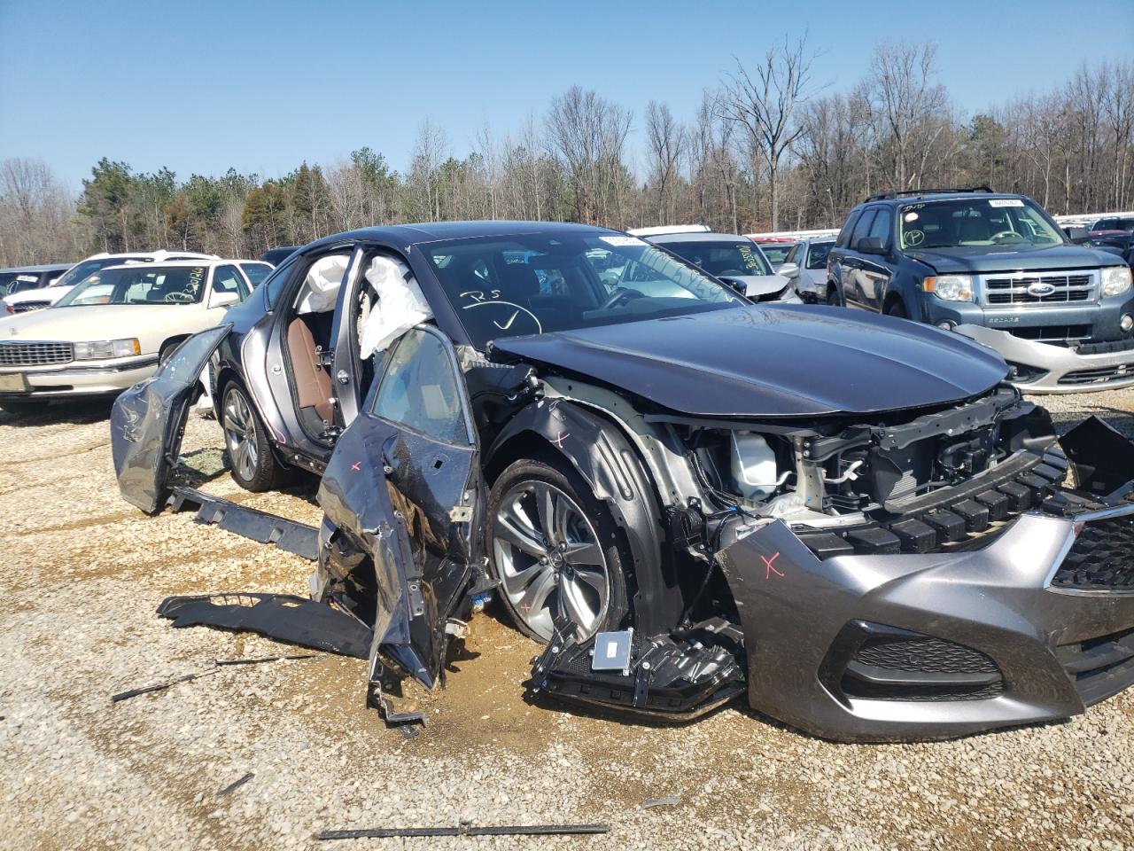 ACURA TLX TECHNO 2021 with VIN 19UUB6F48MA009703 - Photo from auction