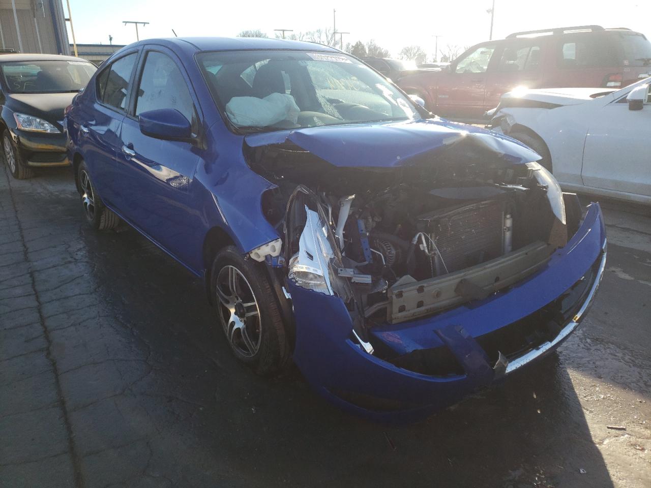 NISSAN VERSA 2015 with VIN 3N1CN7AP6FL893504 - Photo from auction