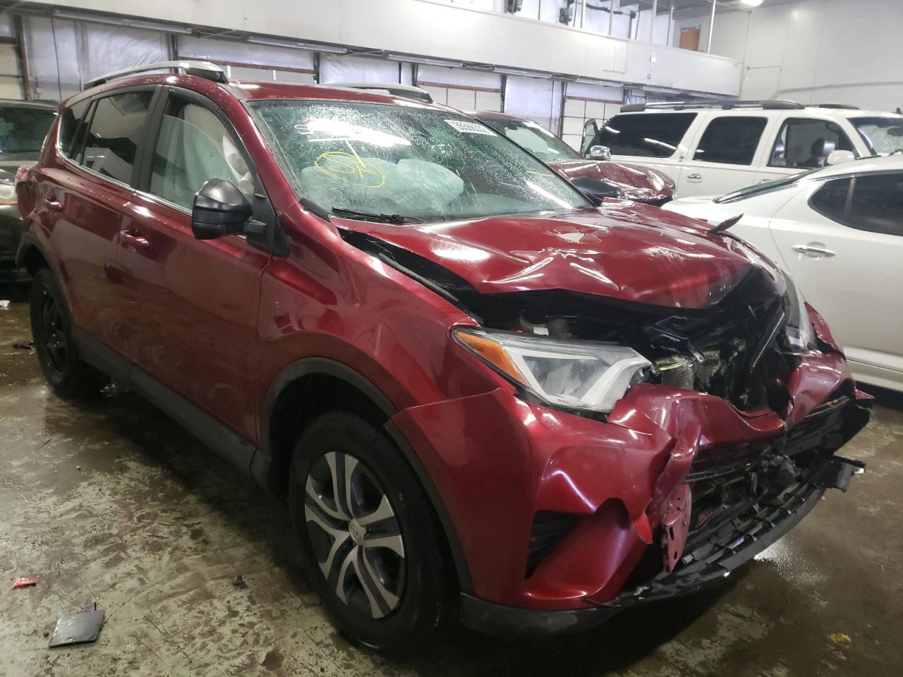 TOYOTA RAV4 LE 2018 with VIN 2T3BFREV8JW851251 - Photo from auction