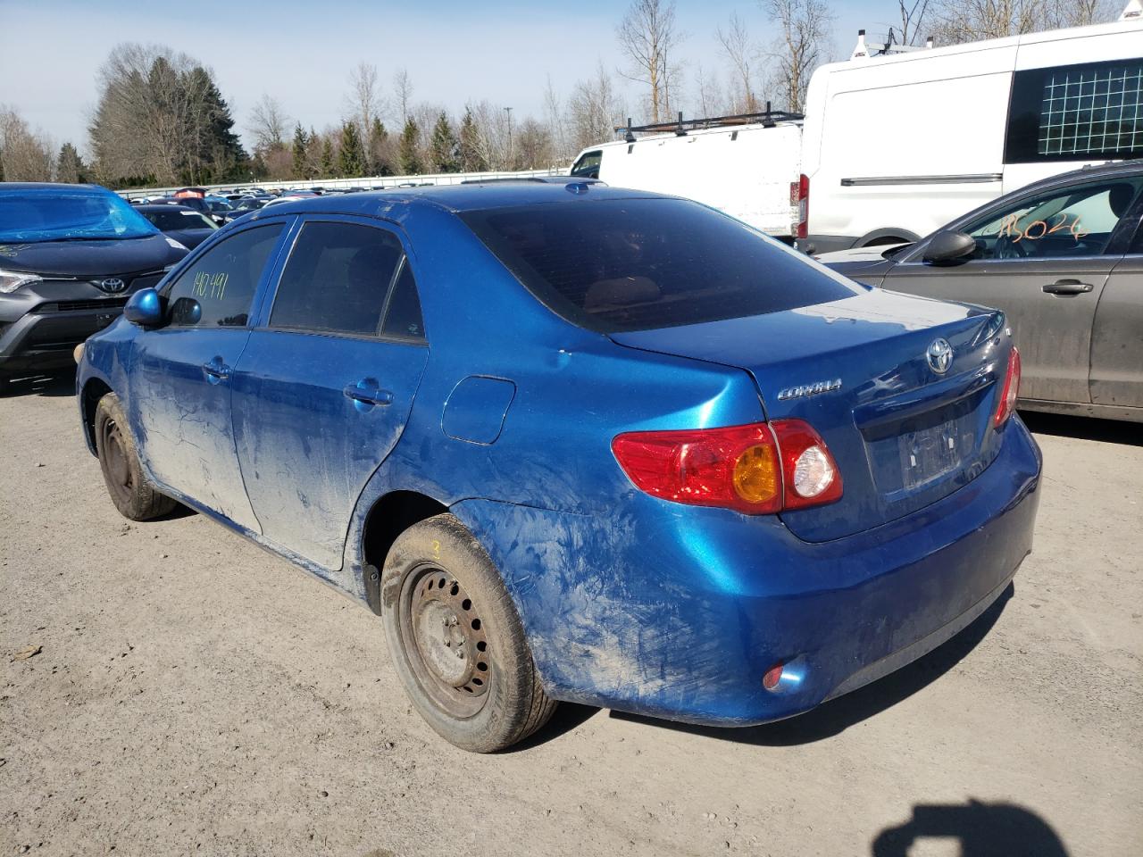 Photo 3 from auction – 2009 TOYOTA COROLLA BA with VIN 2T1BU40E59C188534