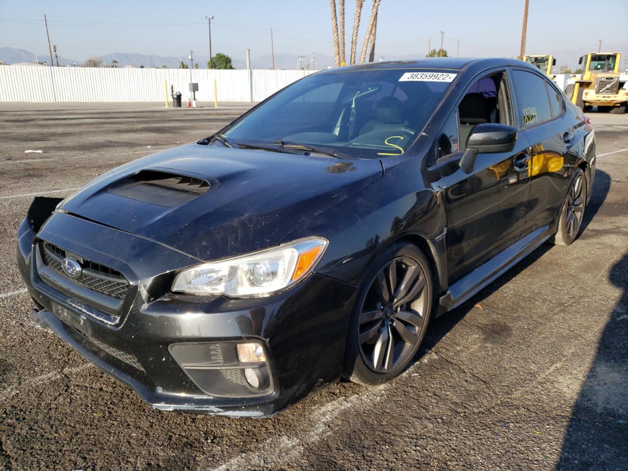 Photo 2 from auction – 2016 SUBARU WRX PREMIU with VIN JF1VA1E66G8813933