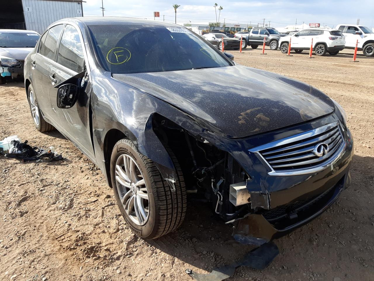 INFINITI G37 2012 with VIN JN1CV6AR7CM681532 - Photo from auction