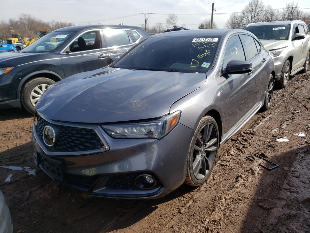Photo 2 from auction – 2019 ACURA TLX TECHNO with VIN 19UUB3F66KA001192