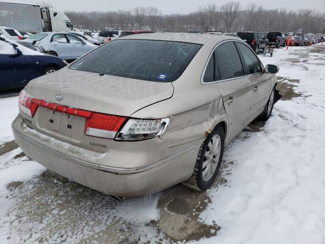 Photo 4 from auction – 2006 HYUNDAI AZERA SE with VIN KMHFC46F76A114791