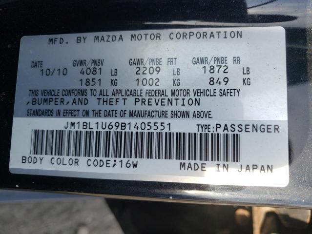Photo 10 from auction – 2011 MAZDA 3 S with VIN JM1BL1U69B1405551