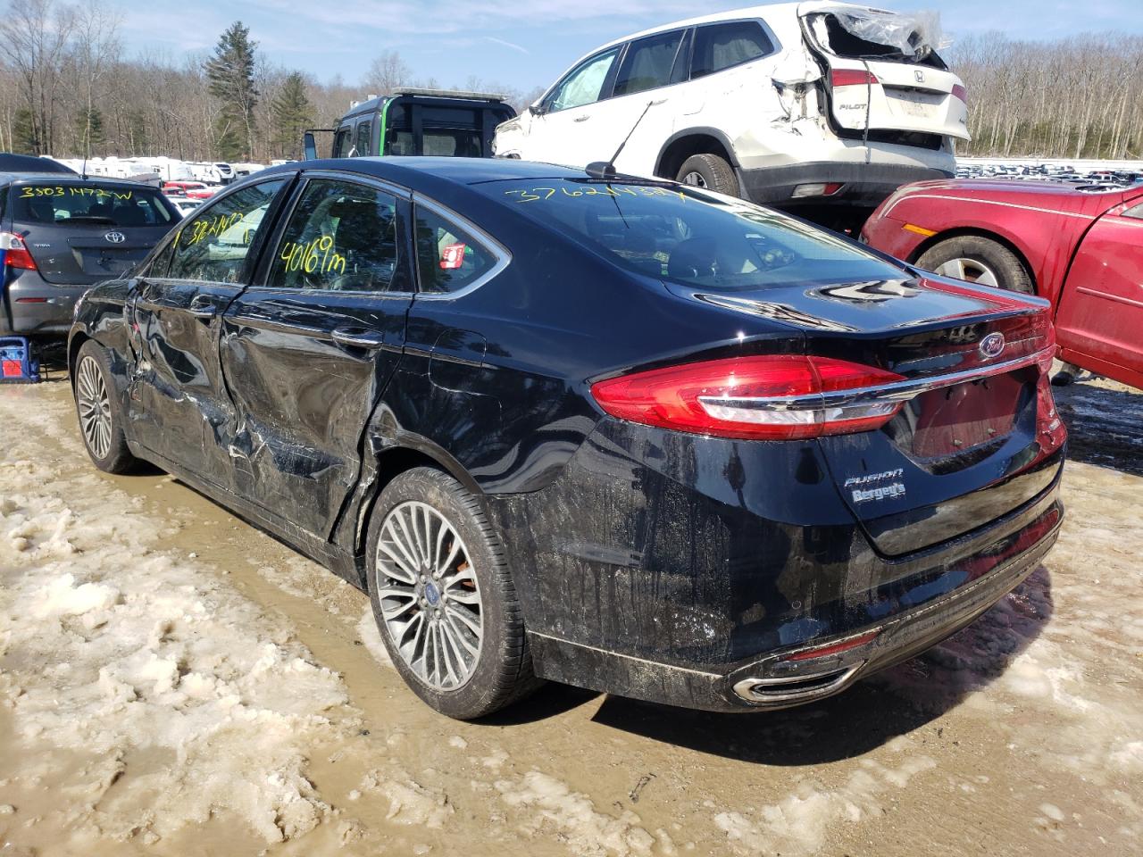Photo 3 from auction – 2017 FORD FUSION SE with VIN 3FA6P0T91HR136297