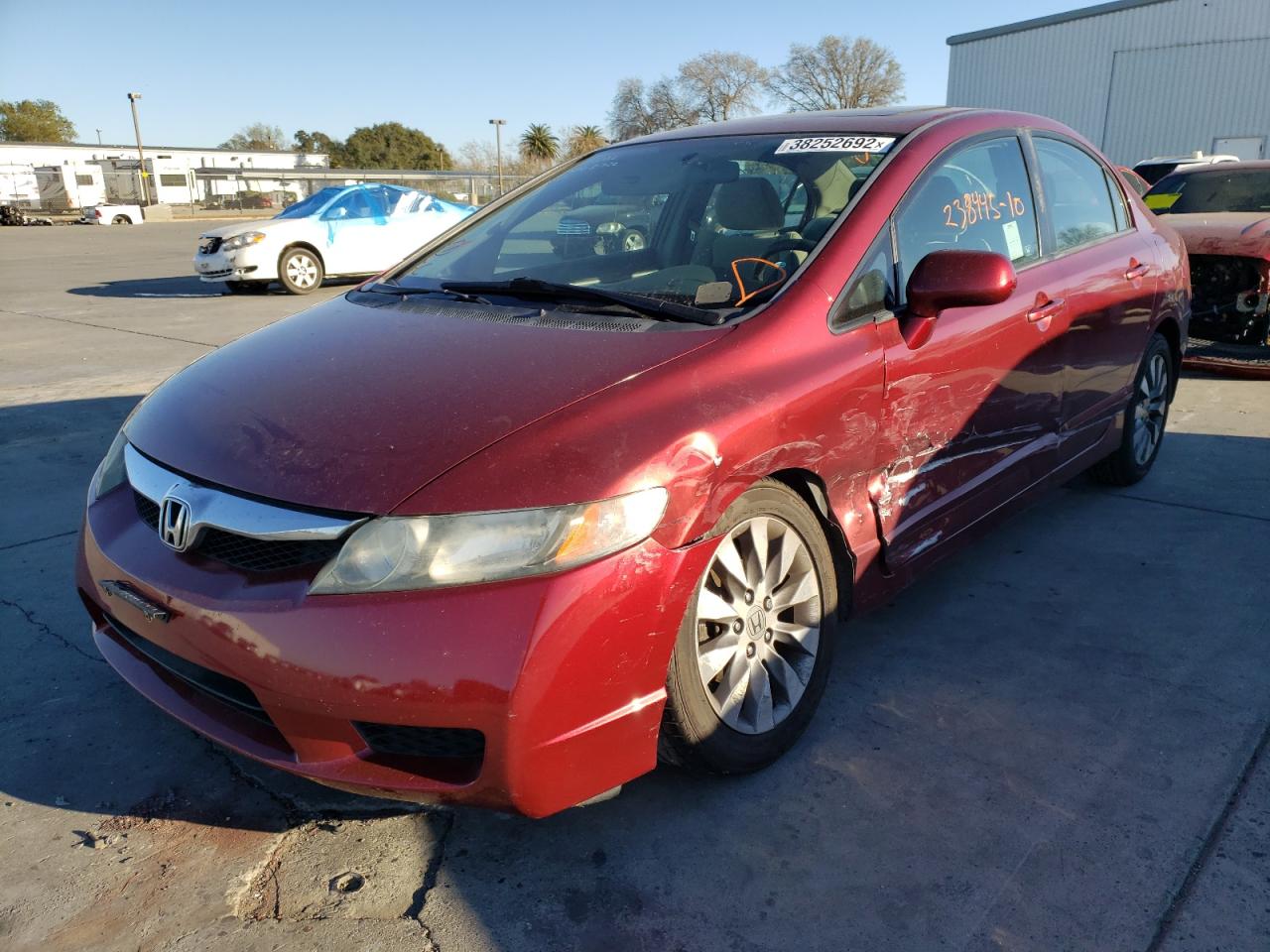Photo 2 from auction – 2010 HONDA CIVIC EX with VIN 2HGFA1F89AH560916