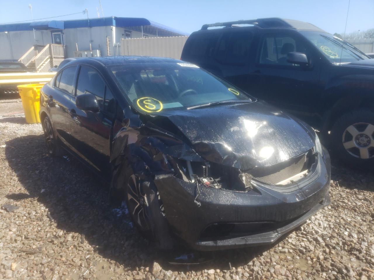 HONDA CIVIC EX 2013 with VIN 19XFB2F88DE200179 - Photo from auction