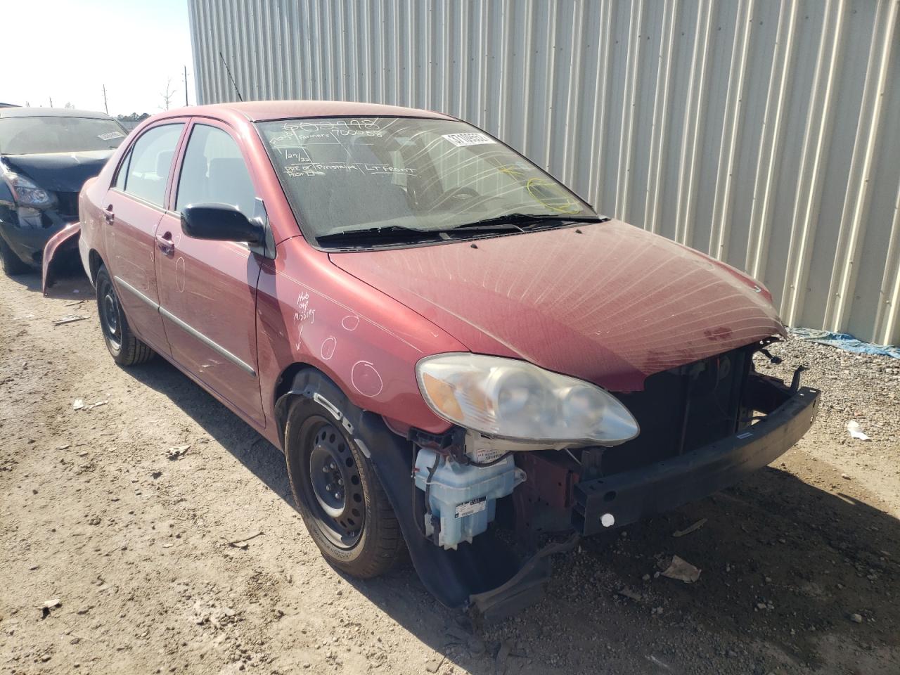 TOYOTA COROLLA CE 2008 with VIN 1NXBR32E98Z970406 - Photo from auction