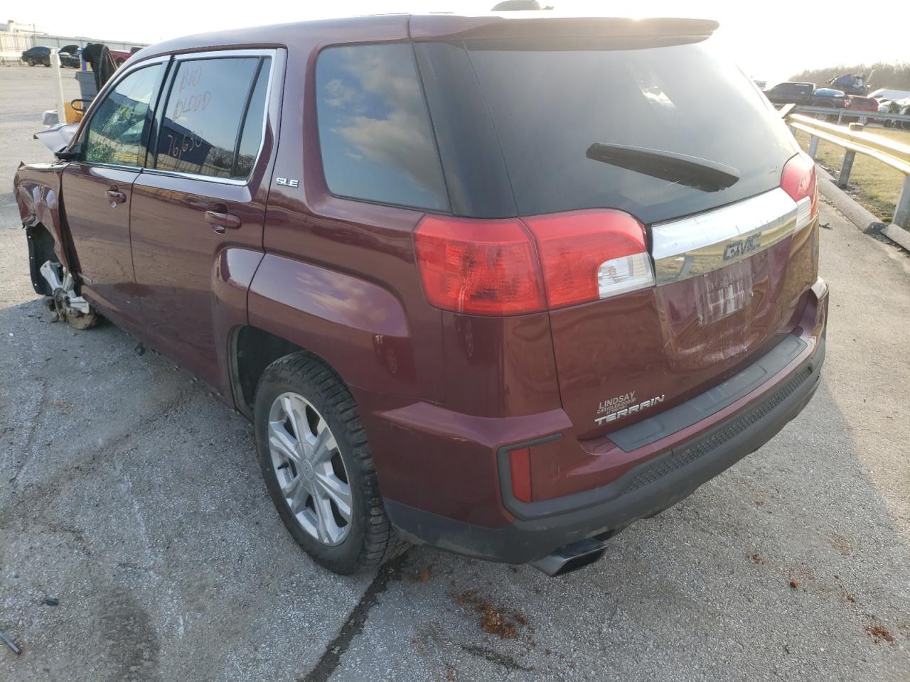 Photo 3 from auction – 2017 GMC TERRAIN SL with VIN 2GKALMEK9H6250101