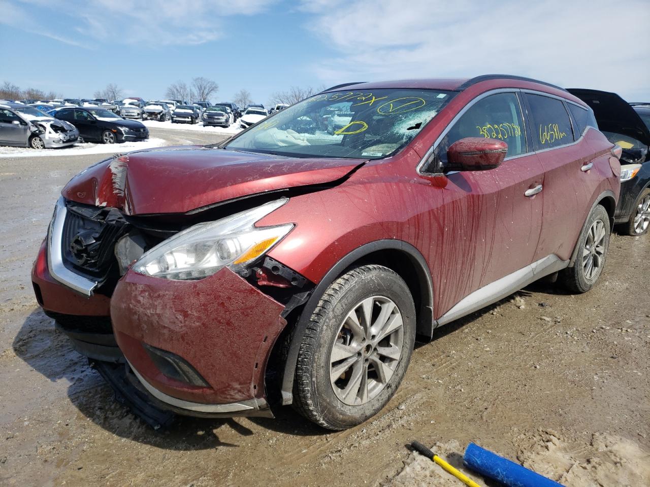 Photo 2 from auction – 2016 NISSAN MURANO S with VIN 5N1AZ2MH3GN157214