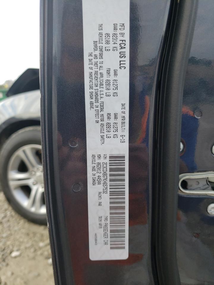 Photo 10 from auction – 2019 DODGE CHARGER SX with VIN 2C3CDXBG7KH657532