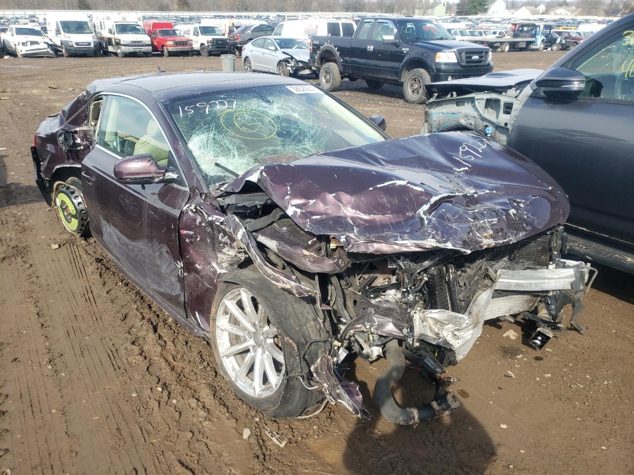 Photo 9 from auction – 2015 AUDI A5 PREMIUM with VIN WAUMFAFR3FA033134