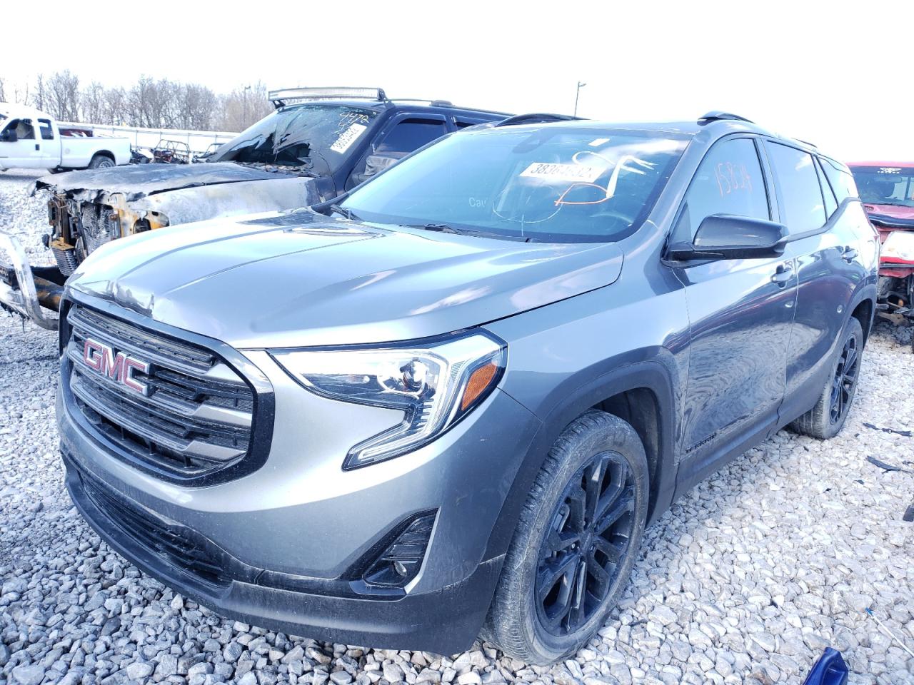 Photo 2 from auction – 2020 GMC TERRAIN SL with VIN 3GKALPEV9LL171382
