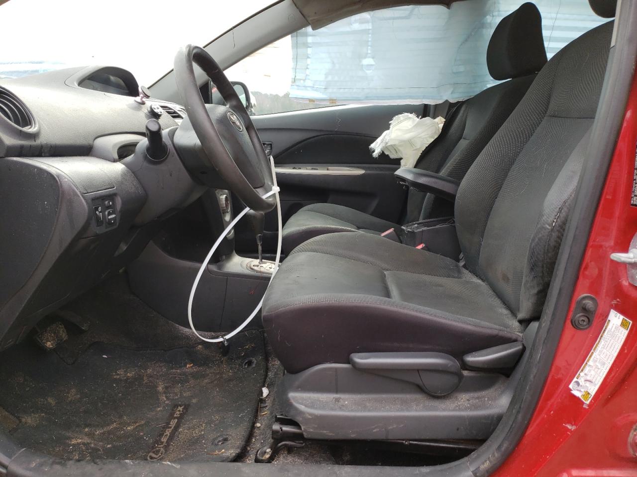Photo 5 from auction – 2010 TOYOTA YARIS with VIN JTDBT4K37A1353801