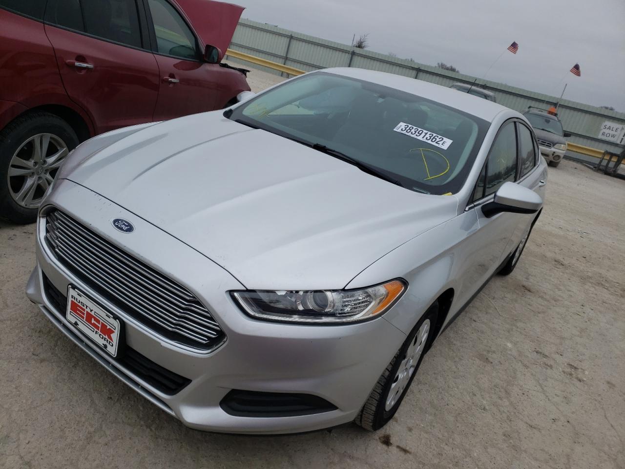 Photo 2 from auction – 2014 FORD FUSION S with VIN 3FA6P0G77ER157532