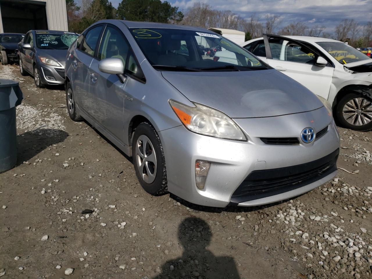 TOYOTA PRIUS 2012 with VIN JTDKN3DU9C1566651 - Photo from auction