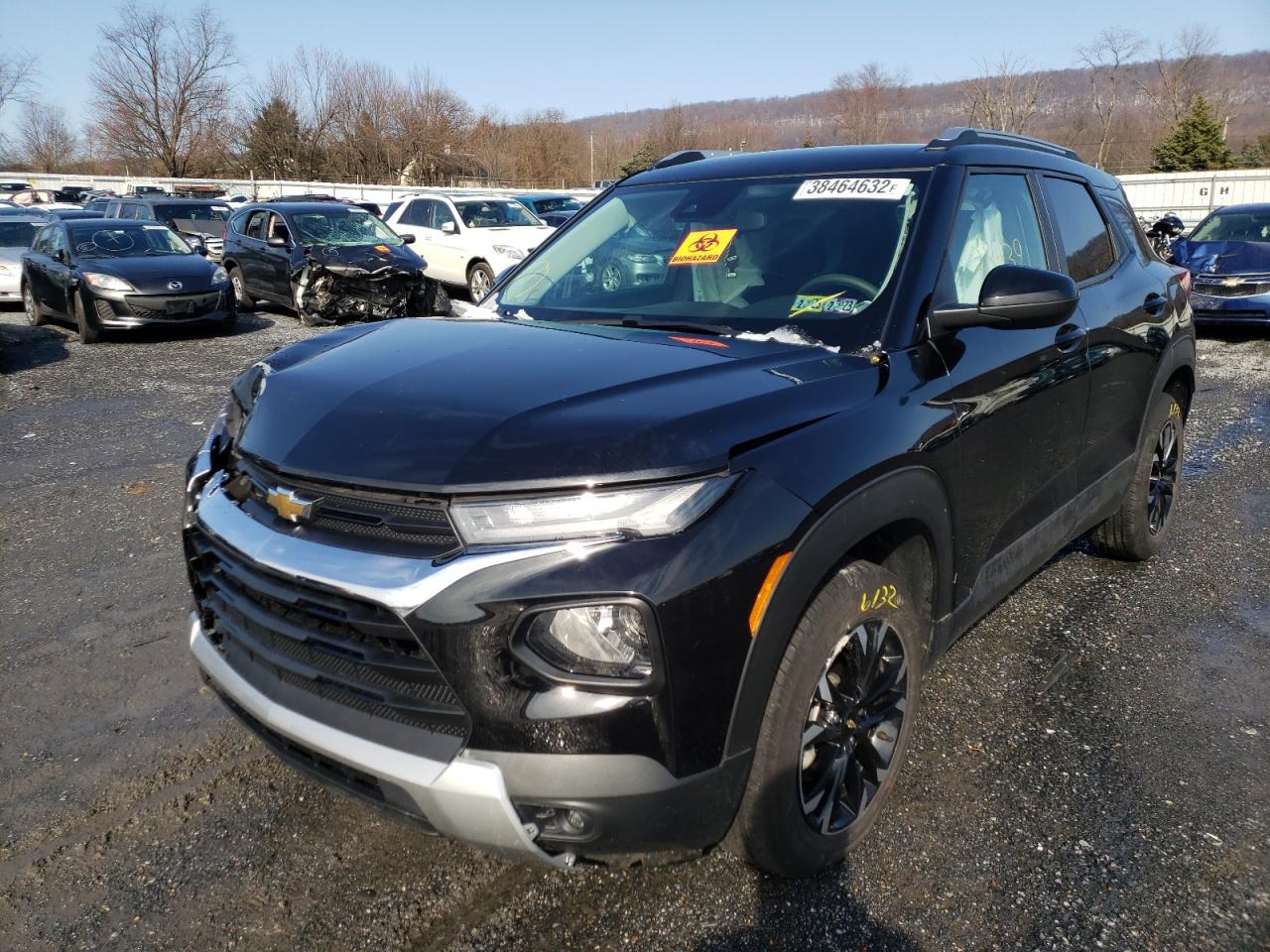 Photo 2 from auction – 2021 CHEVROLET TRAILBLAZE with VIN KL79MRSL0MB093083