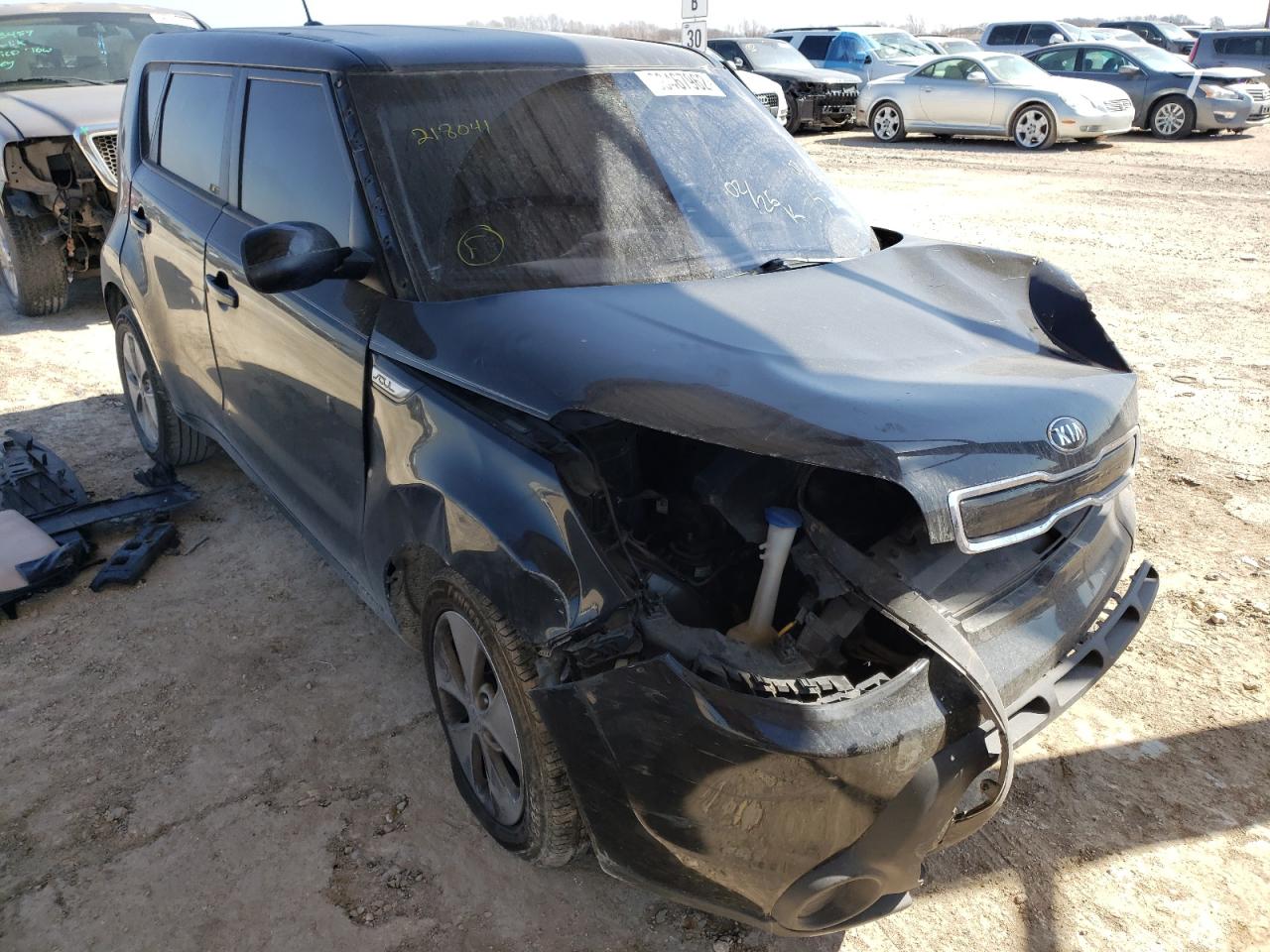 KIA SOUL + 2015 with VIN KNDJP3A51F7218041 - Photo from auction