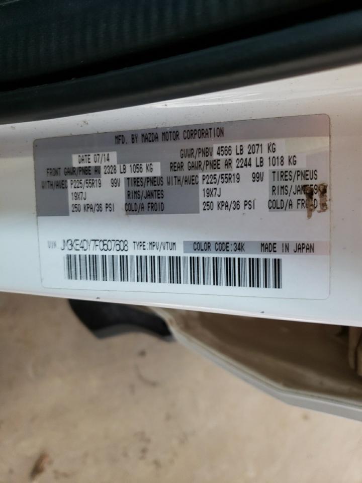 Photo 10 from auction – 2015 MAZDA CX-5 GT with VIN JM3KE4DY7F0507608