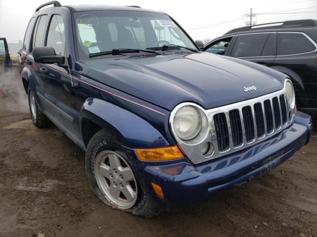 JEEP LIBERTY SP 2007 with VIN 1J4GL48K57W654142 - Photo from auction
