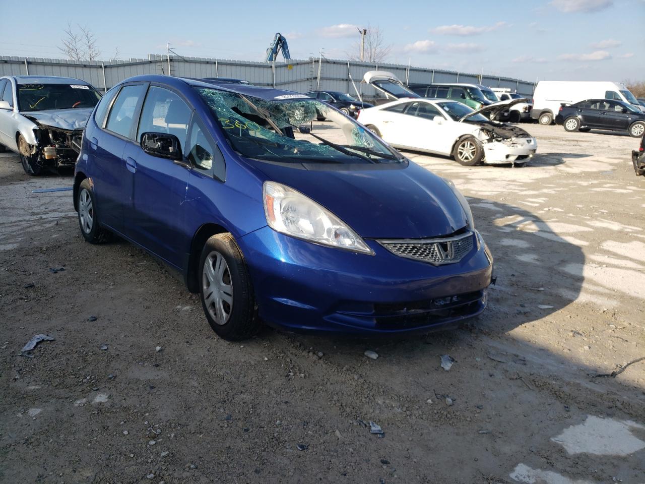 HONDA FIT 2009 with VIN JHMGE88249S058973 - Photo from auction