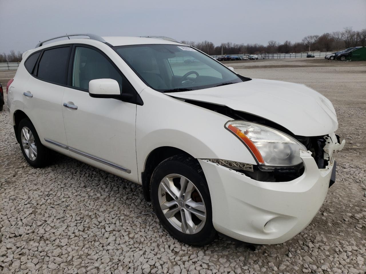 NISSAN ROGUE S/SL 2013 with VIN JN8AS5MV9DW624615 - Photo from auction