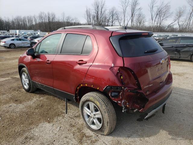 Photo 3 from auction – 2021 CHEVROLET TRAX 1LT with VIN KL7CJPSB0MB360314