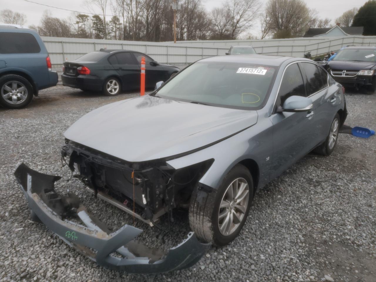 Photo 2 from auction – 2014 INFINITI Q50 BASE with VIN JN1BV7AR3EM691785
